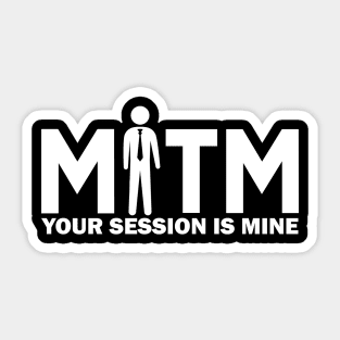 MITM - Man in the middle Sticker